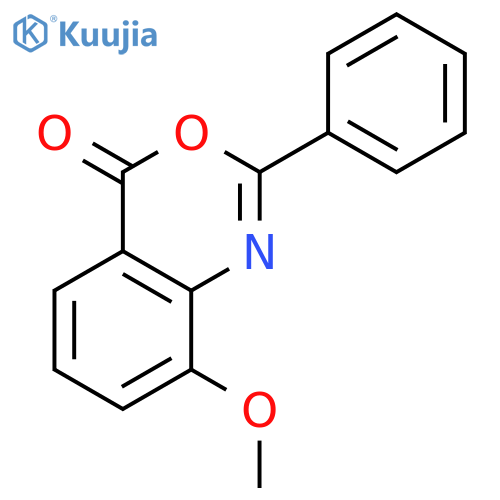 4H-3,1-Benzoxazin-4-one, 8-methoxy-2-phenyl- structure