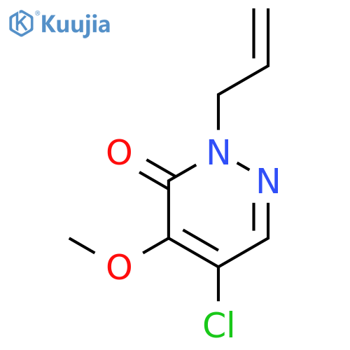 3(2H)-PYRIDAZINONE, 5-CHLORO-4-METHOXY-2-(2-PROPENYL)- structure