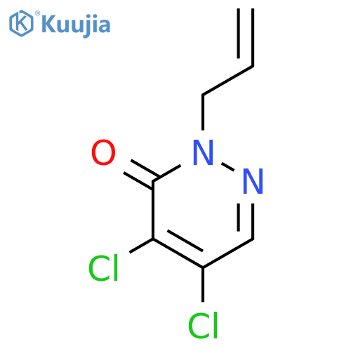 3(2H)-Pyridazinone, 4,5-dichloro-2-(2-propenyl)- structure