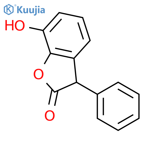 2(3H)-BENZOFURANONE, 7-HYDROXY-3-PHENYL- structure
