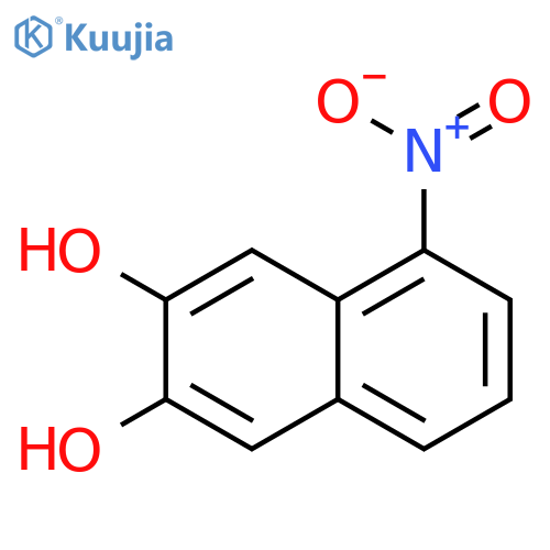5-Nitronaphthalene-2,3-diol structure