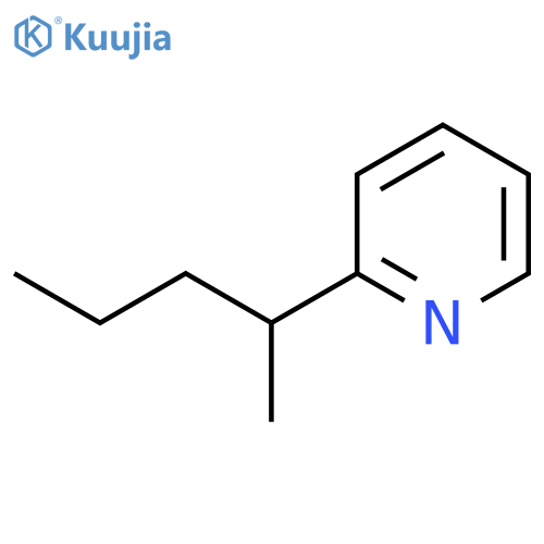 2-(1-Methylbutyl)-pyridine structure