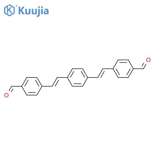 BENZALDEHYDE, 4,4'-(1,4-PHENYLENEDI-2,1-ETHENEDIYL)BIS- structure