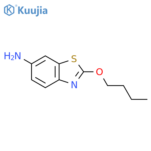 6-Benzothiazolamine,2-butoxy- structure