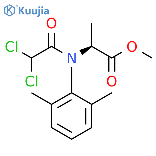 L-ALANINE, N-(DICHLOROACETYL)-N-(2,6-DIMETHYLPHENYL)-, METHYL ESTER structure