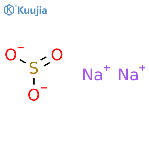 Sodium sulfite structure