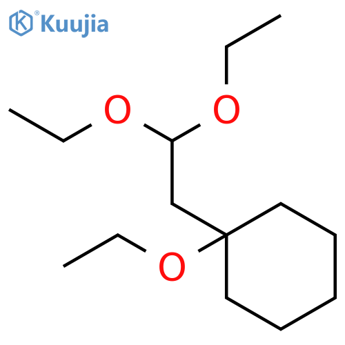 CYCLOHEXANE, 1-(2,2-DIETHOXYETHYL)-1-ETHOXY- structure