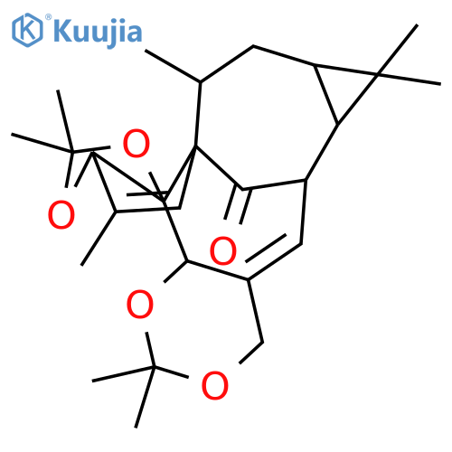 Ingenol-3,4,5,20-diacetonide structure