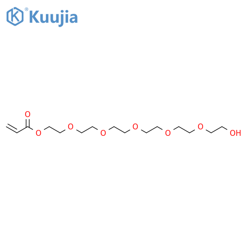 17-Hydroxy-3,6,9,12,15-pentaoxaheptadecyl Acrylate (Stabilized) structure