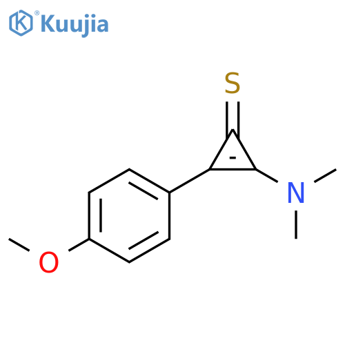 2-Cyclopropene-1-thione, 2-(dimethylamino)-3-(4-methoxyphenyl)- structure
