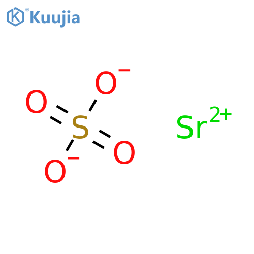 Strontium sulfate structure