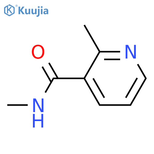 N,2-dimethyl-3-Pyridinecarboxamide structure