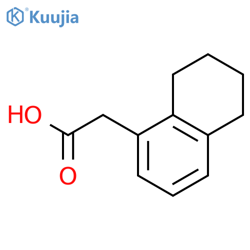 2-(5,6,7,8-tetrahydronaphthalen-1-yl)acetic acid structure