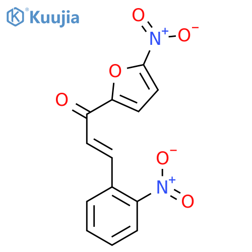 2-Propen-1-one, 1-(5-nitro-2-furanyl)-3-(2-nitrophenyl)- structure