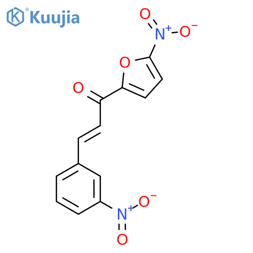 2-Propen-1-one, 1-(5-nitro-2-furanyl)-3-(3-nitrophenyl)- structure
