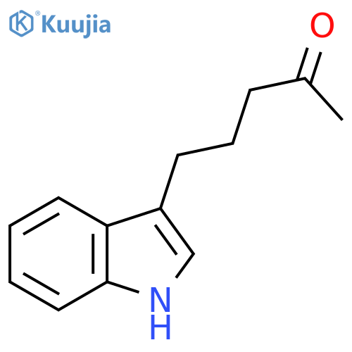 5-(1H-indol-3-yl)pentan-2-one structure