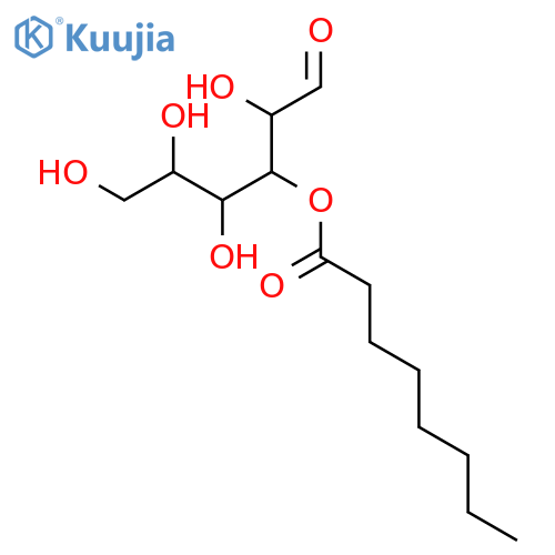 3-O-octanoyl-D-glucose structure