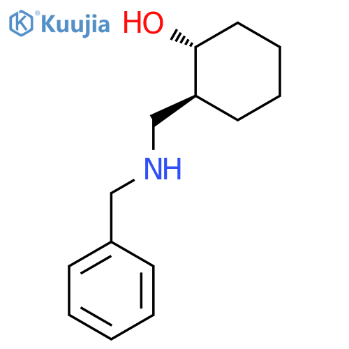 Cyclohexanol, 2-[[(phenylmethyl)amino]methyl]-, trans- structure