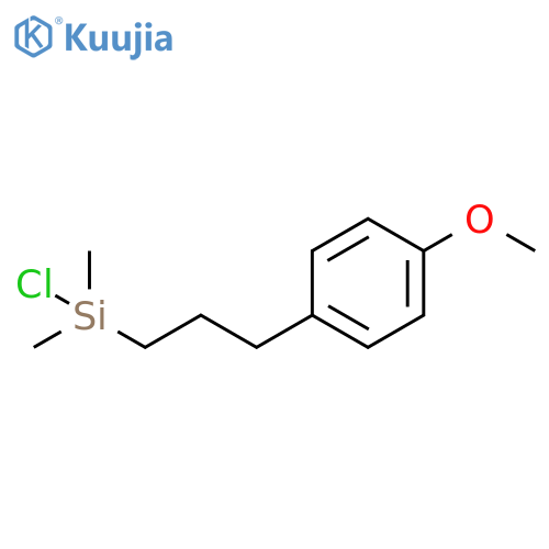 Silane, chloro[3-(4-methoxyphenyl)propyl]dimethyl- structure