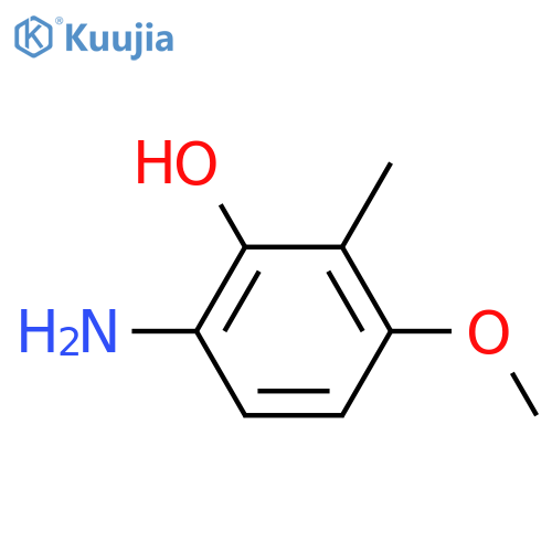Phenol,6-amino-3-methoxy-2-methyl- structure