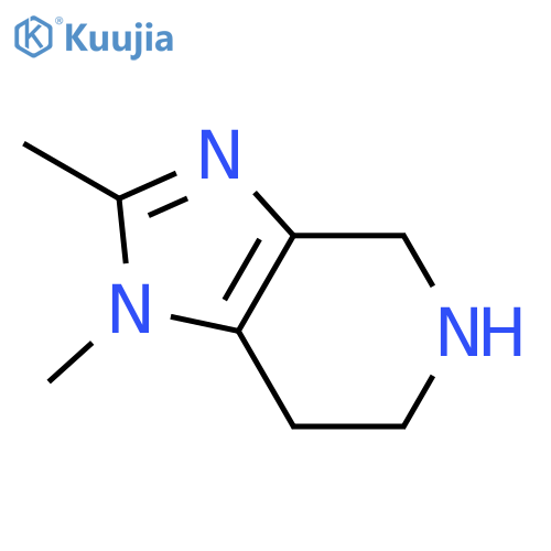 1H-Imidazo[4,5-c]pyridine,4,5,6,7-tetrahydro-1,2-dimethyl- structure