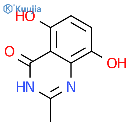 4(3H)-Quinazolinone,5,8-dihydroxy-2-methyl- structure