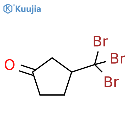 Cyclopentanone, 3-(tribromomethyl)- structure