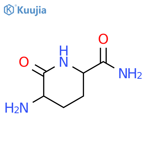 2-Piperidinecarboxamide,5-amino-6-oxo- structure