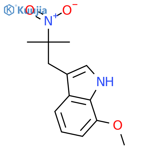 1H-INDOLE, 7-METHOXY-3-(2-METHYL-2-NITROPROPYL)- structure