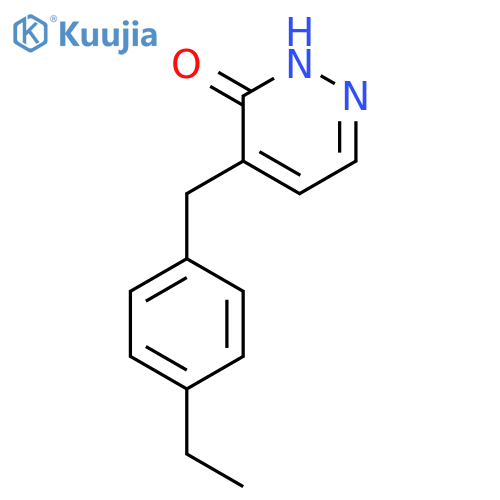 3(2H)-Pyridazinone,4-[(4-ethylphenyl)methyl]- structure