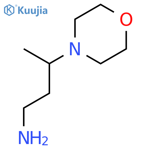 3-morpholin-4-ylbutan-1-amine structure