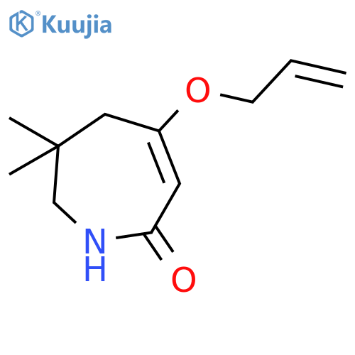 2H-AZEPIN-2-ONE, 1,5,6,7-TETRAHYDRO-6,6-DIMETHYL-4-(2-PROPENYLOXY)- structure