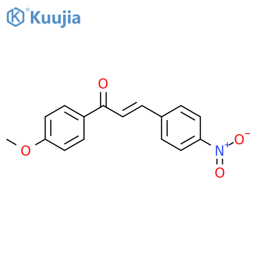 2-Propen-1-one, 1-(4-methoxyphenyl)-3-(4-nitrophenyl)-, (E)- structure