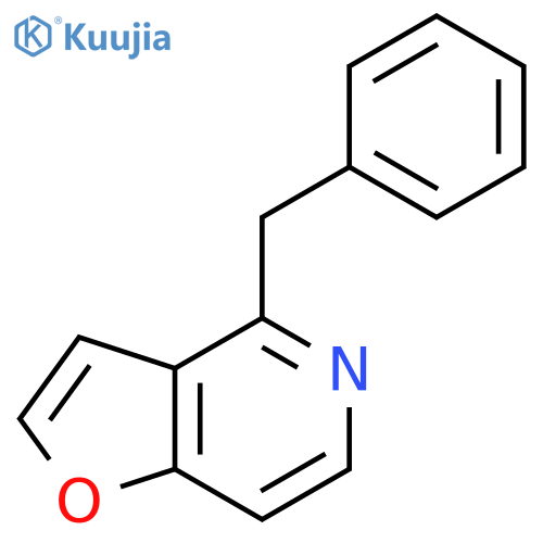 Furo[3,2-c]pyridine, 4-(phenylmethyl)- structure