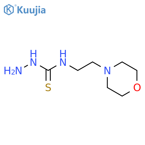 3-amino-1-[2-(morpholin-4-yl)ethyl]thiourea structure