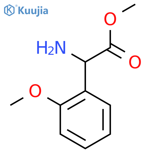 methyl 2-amino-2-(2-methoxyphenyl)acetate structure