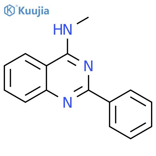 4-Quinazolinamine, N-methyl-2-phenyl- structure