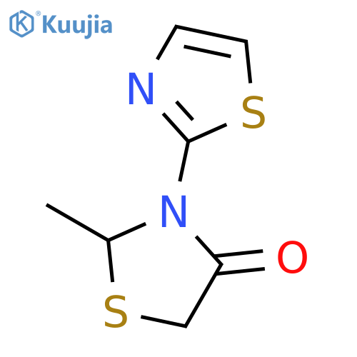2-methyl-3-(1,3-thiazol-2-yl)-1,3-thiazolidin-4-one structure