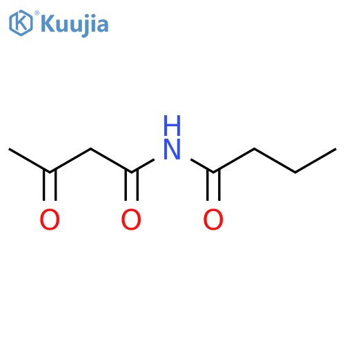 Butanamide, 3-oxo-N-(1-oxobutyl)- structure