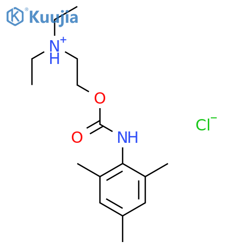Carbamic acid,(2,4,6-trimethylphenyl)-, 2-(diethylamino)ethyl ester, monohydrochloride (9CI) structure