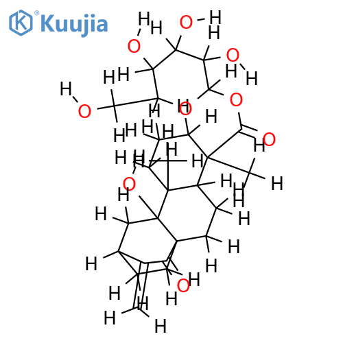 ent-9-hydroxy-15-oxo-atis-16-en-19-saeure-beta-D-glukosylester structure