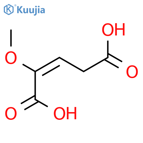 2-PENTENEDIOIC ACID, 2-METHOXY- structure