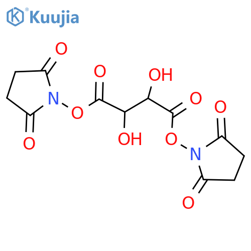 2,5-Pyrrolidinedione,1,1'-[(2,3-dihydroxy-1,4-dioxo-1,4-butanediyl)bis(oxy)]bis- structure