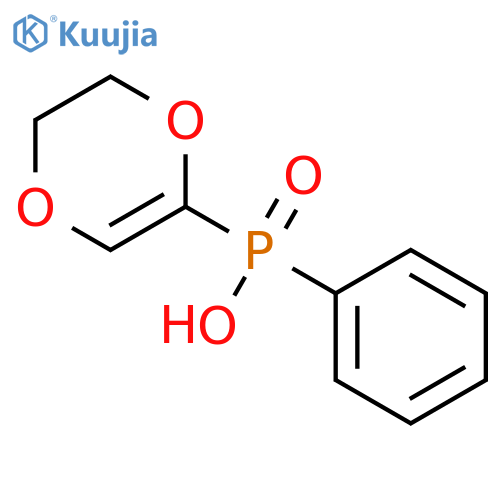 Phosphinic acid, (5,6-dihydro-1,4-dioxin-2-yl)phenyl- structure