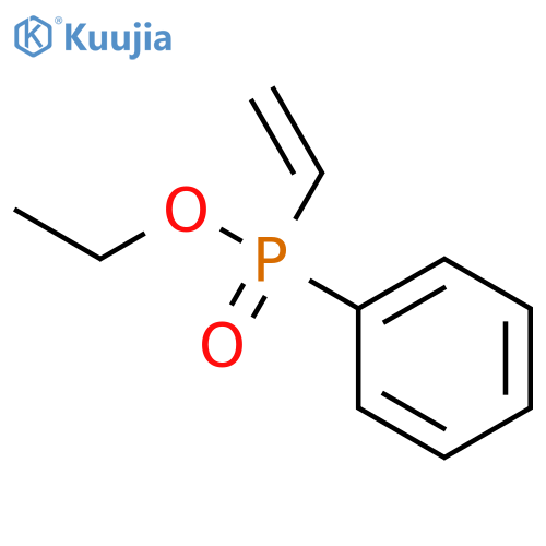 Phosphinic acid, ethenylphenyl-, ethyl ester structure