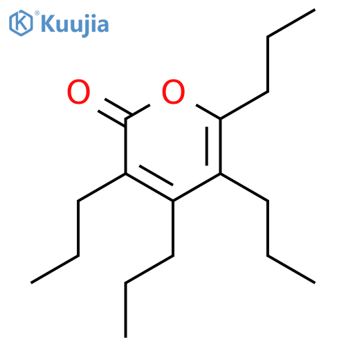2H-Pyran-2-one, 3,4,5,6-tetrapropyl- structure