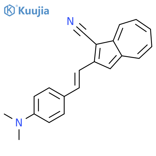 1-Azulenecarbonitrile, 2-[2-[4-(dimethylamino)phenyl]ethenyl]- structure
