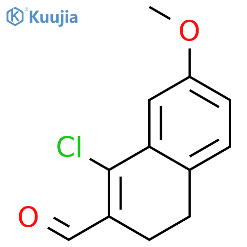 2-Naphthalenecarboxaldehyde,1-chloro-3,4-dihydro-7-methoxy- structure