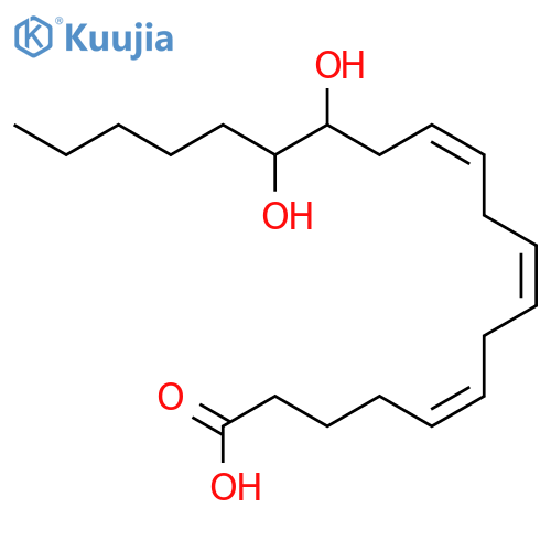 14,15-Dihydroxy-5,8,10,12-eicosatetraenoic Acid structure