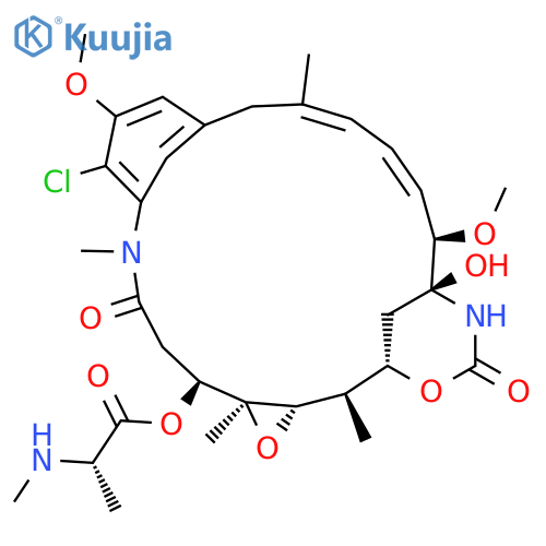 N-Me-L-Ala-maytansinol structure